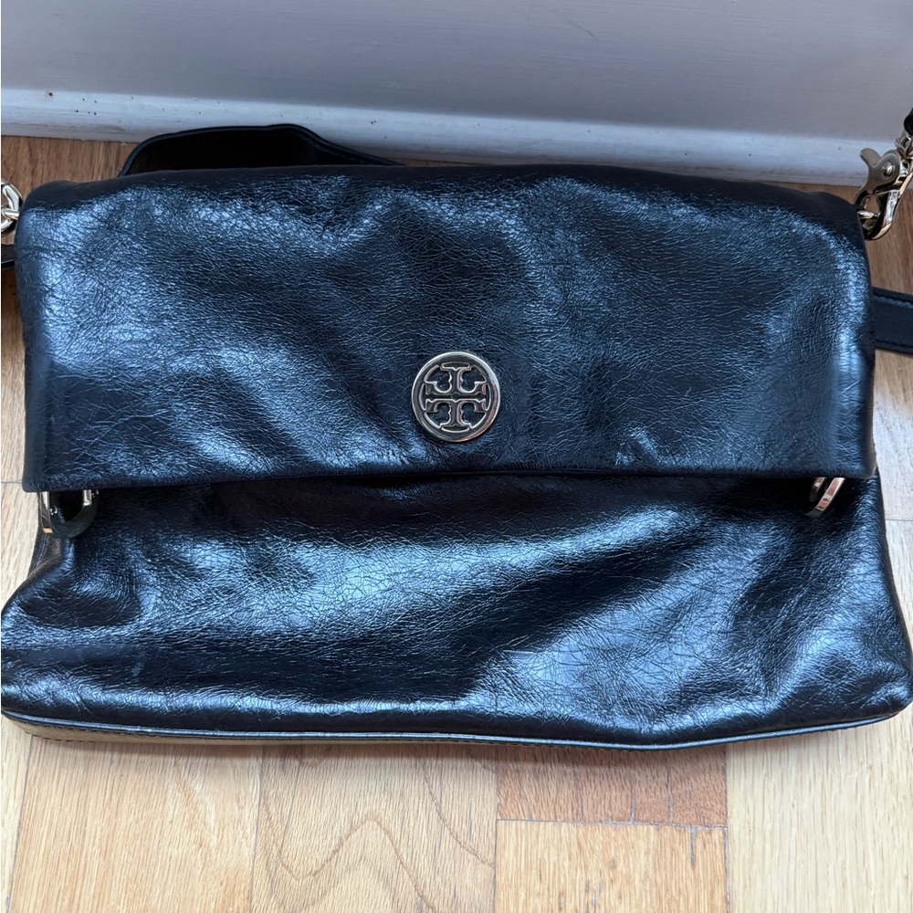 Tory Burch Black Leather Crossbody Bag